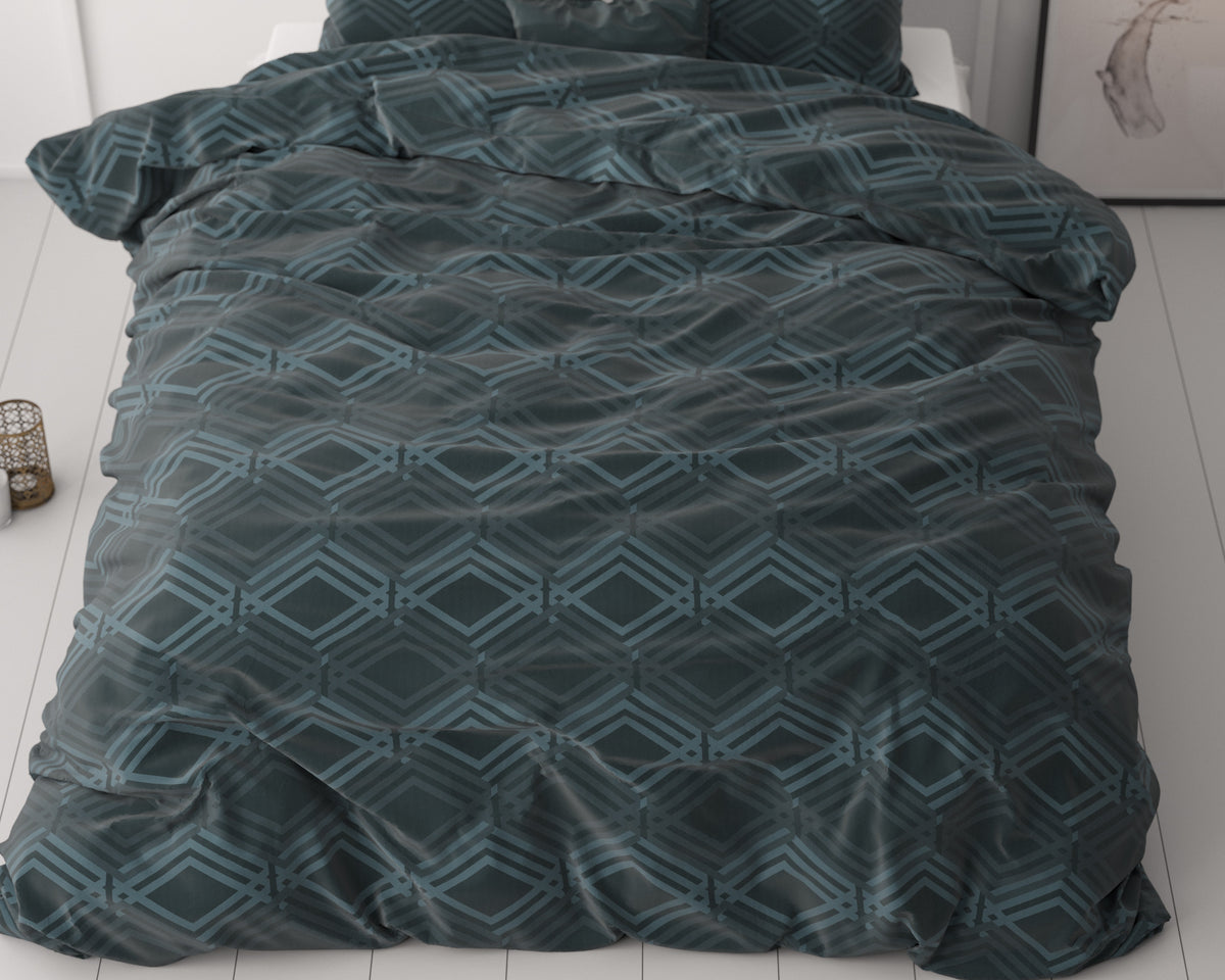 Duvet Cover Set Wavey Navy