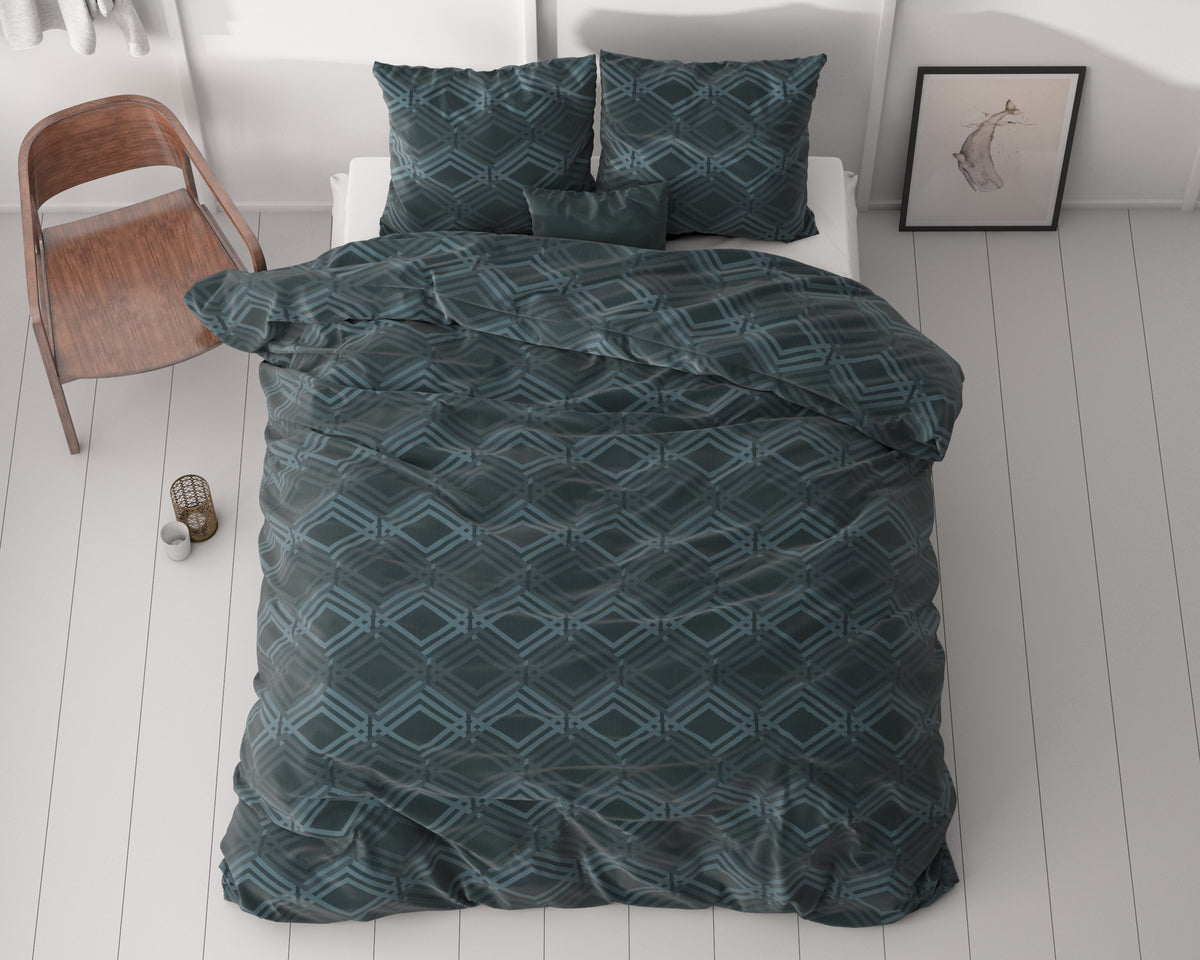 Duvet Cover Set Wavey Navy