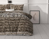 Pussilakanasetti Tiger leopard Taupe