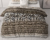Pussilakanasetti Tiger leopard Taupe