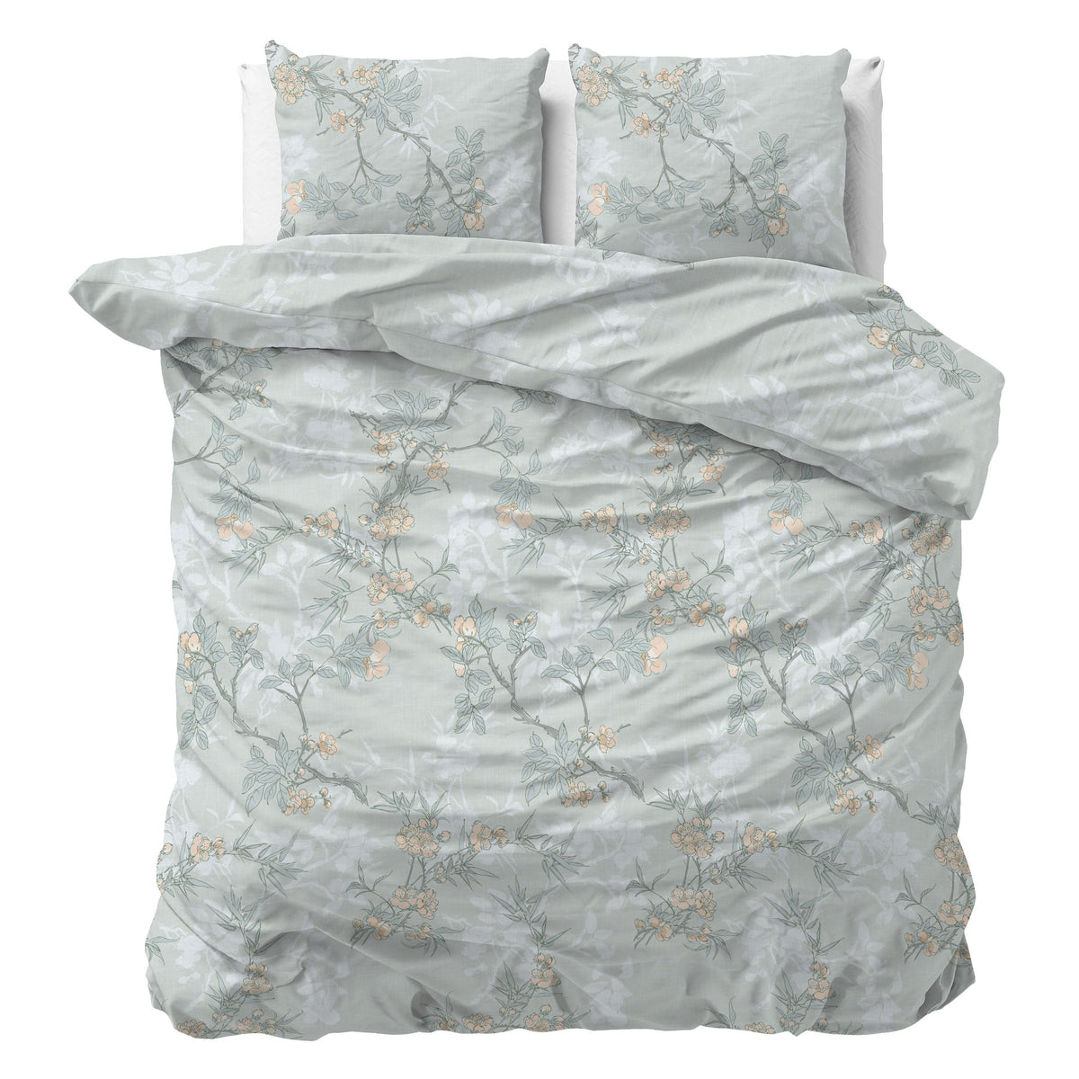 Bettwäsche-Set Blossom Blau