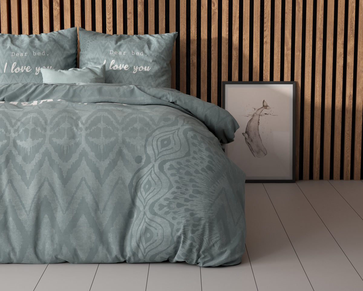 Bettwäsche-Set I Love Bed Grün