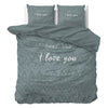 Bettwäsche-Set I Love Bed Grün