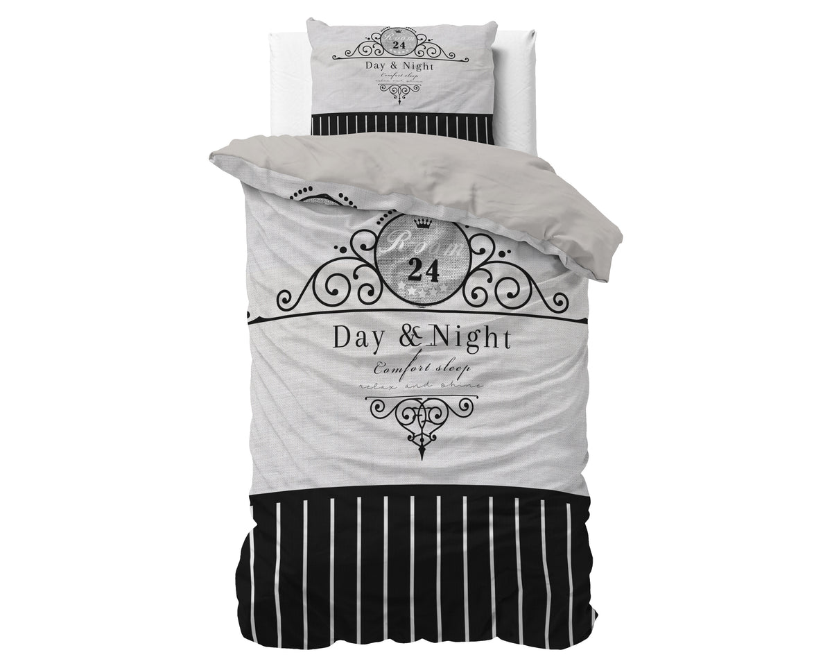 Juego de funda nórdica Day And Night Negro