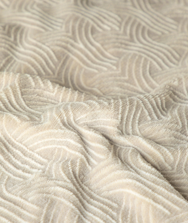 VUODEVAATTEET - Flanelli Art Beige Pussilakanasetti