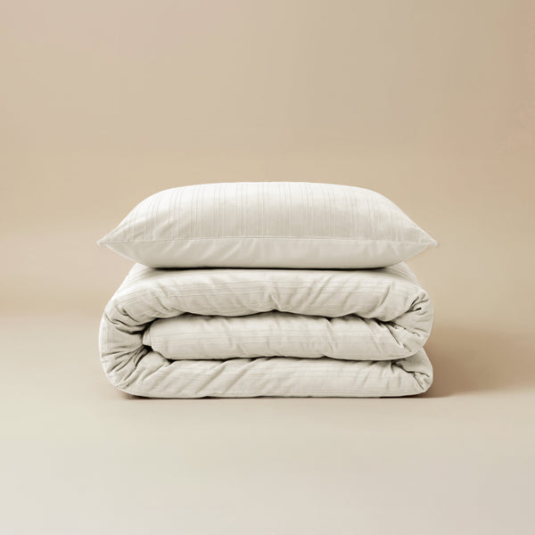 VUODEVAATTEET - Velvet Lining Beige Pussilakanasetti