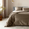 VUODEVAATTEET - Velvet Lining Taupe Pussilakanasetti
