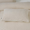 Bettwäsche-Set Chevron Teddy Creme
