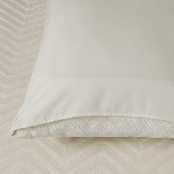 Bettwäsche-Set Chevron Teddy Creme