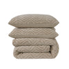 Bettwäsche-Set Chevron Teddy Taupe