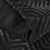 Bettwäsche-Set Chevron Teddy Anthrazit