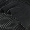 Bettwäsche-Set Chevron Teddy Anthrazit