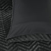 Bettwäsche-Set Chevron Teddy Anthrazit