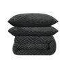 Bettwäsche-Set Chevron Teddy Anthrazit