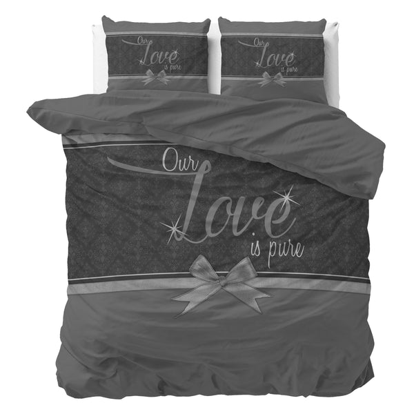 Bettwäsche-Set Pure Love Grau