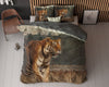 Bettwäsche-Set Nature Tiger Taupe