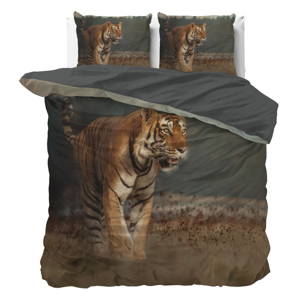 Bettwäsche-Set Nature Tiger Taupe
