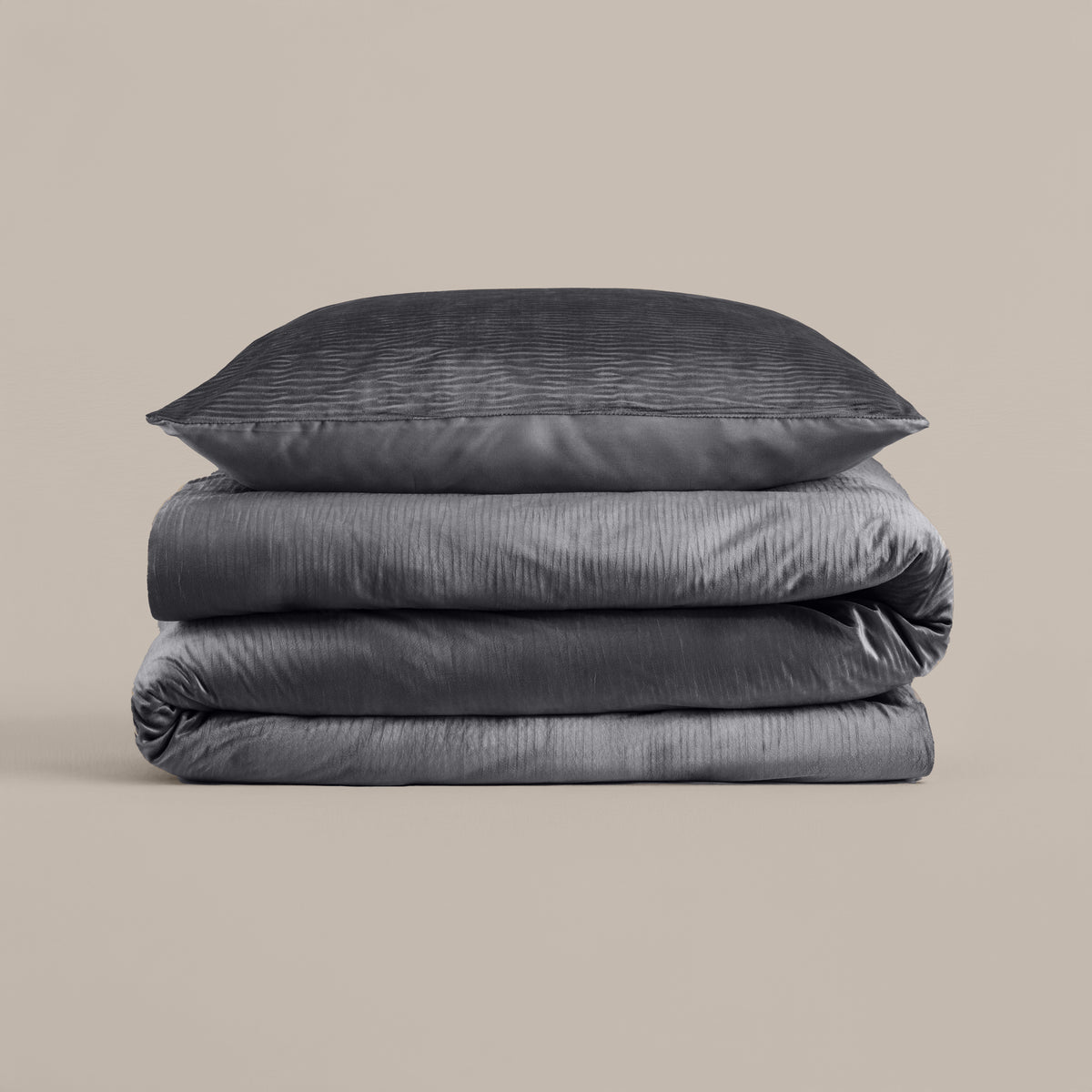 Parure de lit Velvet Cartier anthracite
