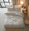 Bettwäsche-Set Rattan Silber Grau