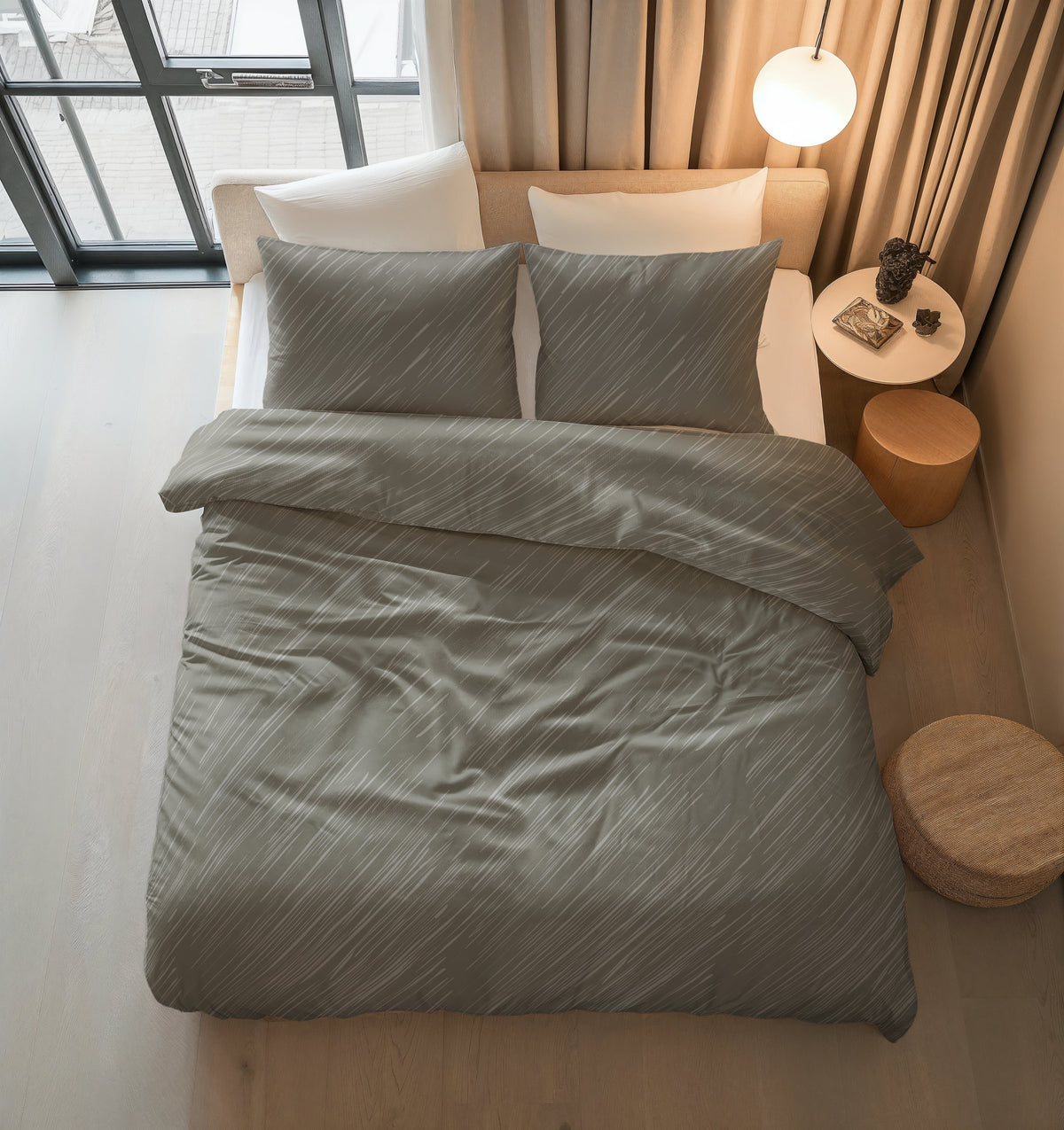 Bettwäsche-Set Mellow Stone Grau