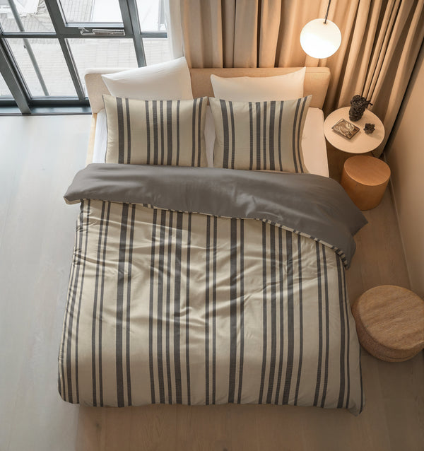 Bettwäsche-Set Linear Linen Sand