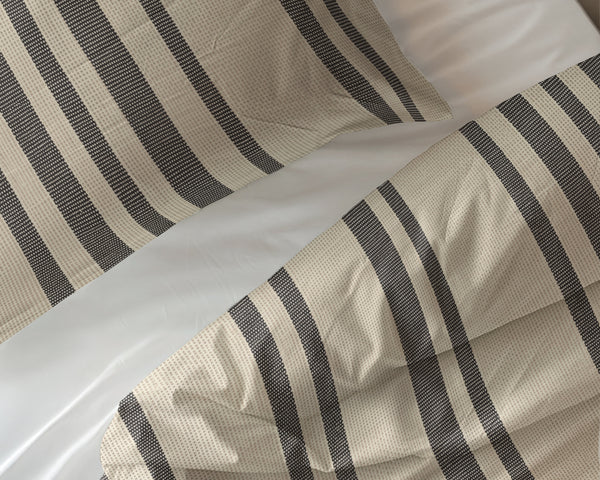 Bettwäsche-Set Linear Linen Sand