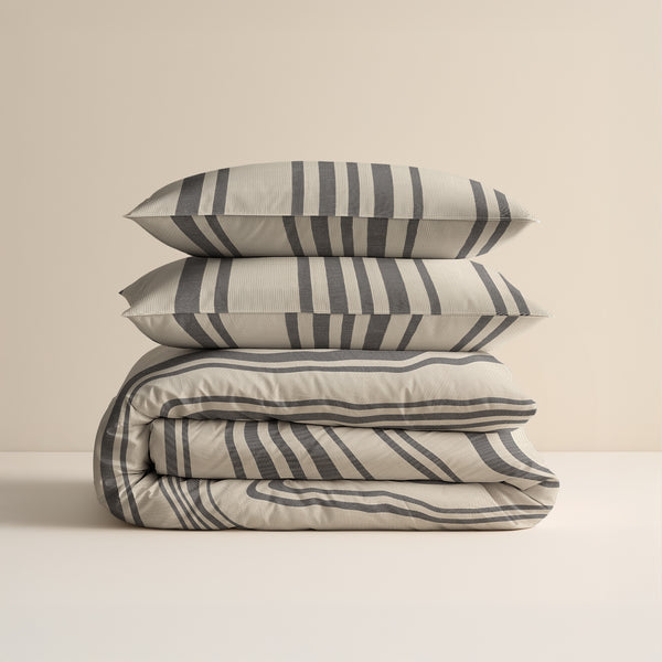 Bettwäsche-Set Linear Linen Sand