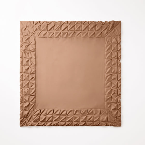 VUODEVAATTEET - Border Pintuck Mocha Moose Pussilakanasetti