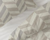 VUODEVAATTEET - Chevron Beige/hiekka Pussilakanasetti