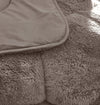 VUODEVAATTEET - Lazy peitto Teddy Taupe/harmaa ylellisillä tyynyliinoilla Tyynyliina