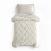 VUODEVAATTEET - Lazy peitto Velvet Beige ylellisillä tyynyliinoilla Tyynyliina