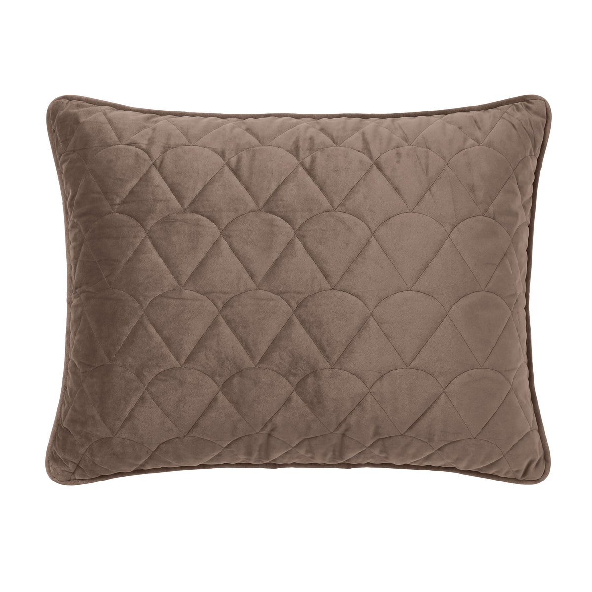 VUODEVAATTEET - Lazy peitto Velvet Taupe/Ruskea ylellisillä tyynyliinoilla Tyynyliina