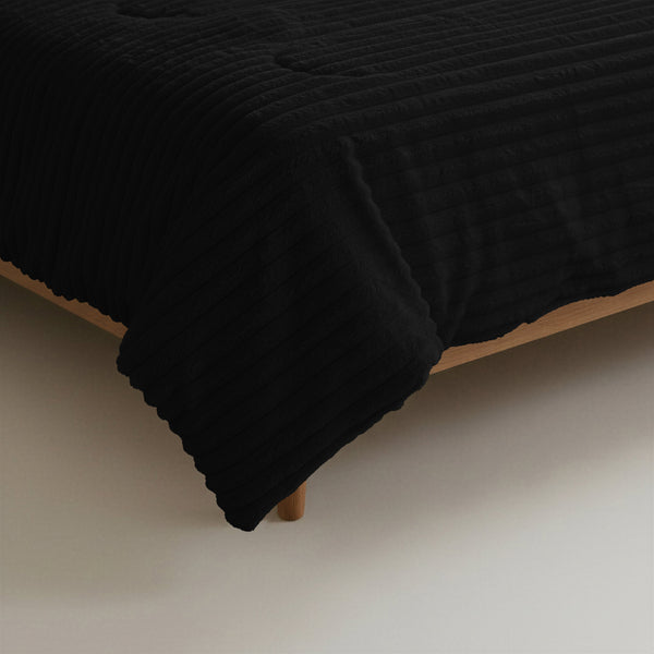 VUODEVAATTEET - Lazy peitto Rib premium Musta Tyynyliinoilla