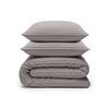 VUODEVAATTEET - Lazy peitto Rib premium Taupe/Harmaa Tyynyliinoilla