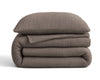 VUODEVAATTEET - Lazy peitto mousseline tumman Taupe tyynyliinoilla