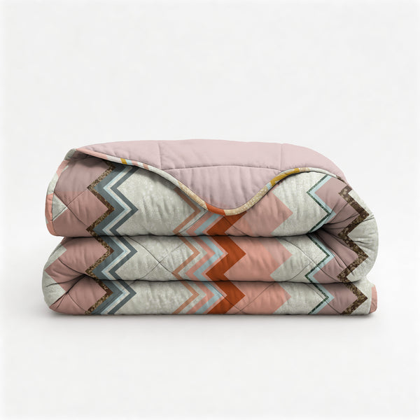 Lazy Dekbed Lizzy Beige/Roosa Peitto ja Tyynysetti 200x200