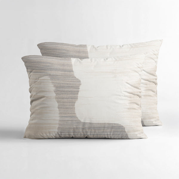 VUODEVAATTEET - Checkered 2-pack tyynyliina Beige/Harmaa