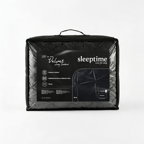 VUODEVAATTEET - Lazy Velvet Pintuck Musta Lazy peitto