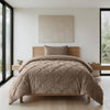 VUODEVAATTEET - Lazy Velvet Pintuck Taupe Lazy peitto