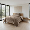 VUODEVAATTEET - Lazy Velvet Pintuck Taupe Lazy peitto