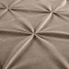 VUODEVAATTEET - Lazy Velvet Pintuck Taupe Lazy peitto