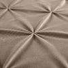 VUODEVAATTEET - Lazy Velvet Pintuck Taupe Lazy peitto