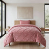 VUODEVAATTEET - Lazy Velvet Pintuck Roosa Lazy peitto