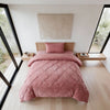 VUODEVAATTEET - Lazy Velvet Pintuck Roosa Lazy peitto
