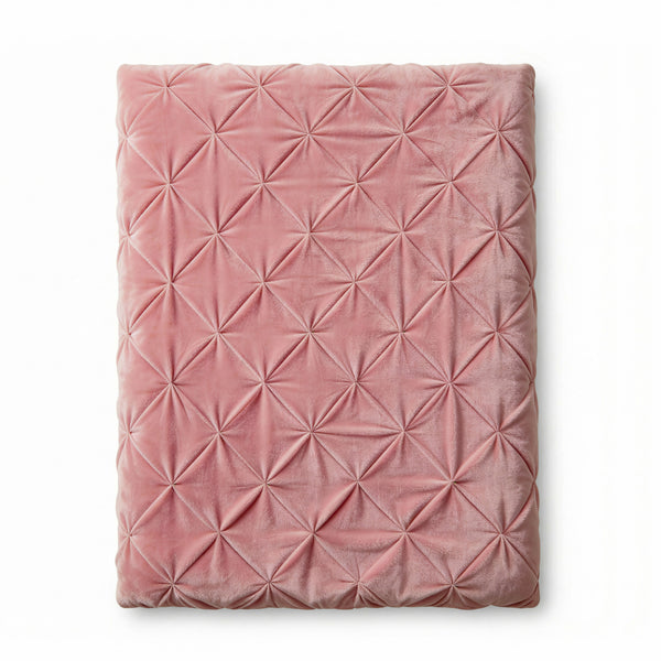 VUODEVAATTEET - Lazy Velvet Pintuck Roosa Lazy peitto