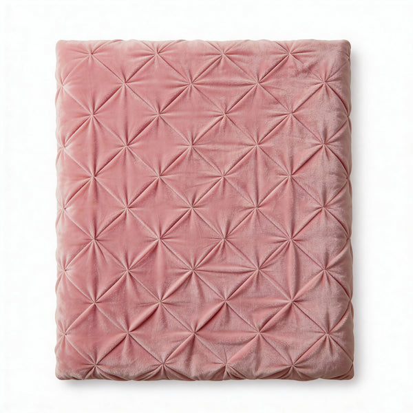 VUODEVAATTEET - Lazy Velvet Pintuck Roosa Lazy peitto