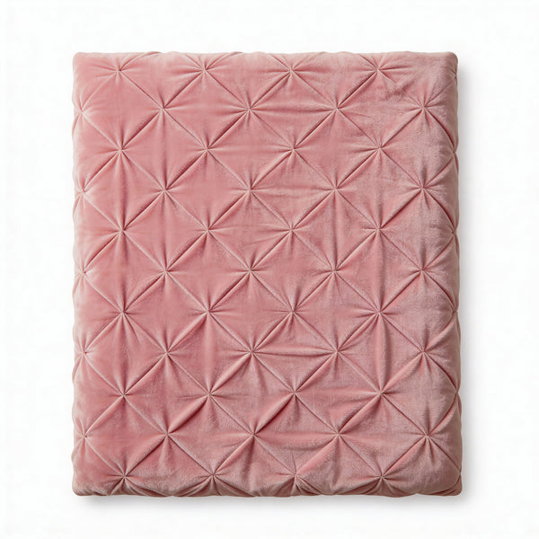 VUODEVAATTEET - Lazy Velvet Pintuck Roosa Lazy peitto
