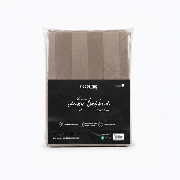 VUODEVAATTEET - Hotel Velvet 2-pack Tyynyliina Taupe
