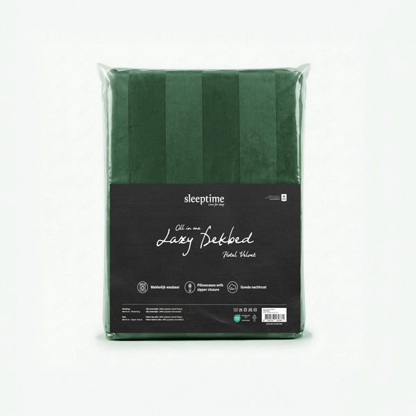 VUODEVAATTEET - Hotel Velvet 2-pack tyynyliinat tummanvihreä