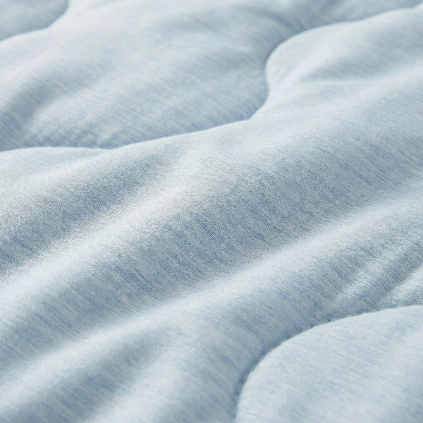 VUODEVAATTEET - Viilentävä Blue Cell Lazy peitto tyynyliinoilla sininen